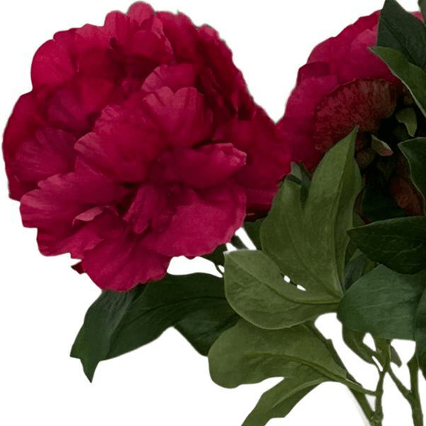 Dark Pink Peonies x5 | Kunstbloemen 2 - LushLeaf | Online planten bestellen
