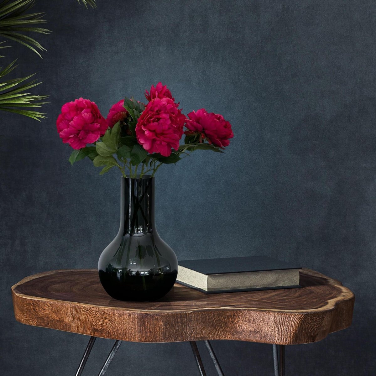 Dark Pink Peonies x5 | Kunstbloemen 4 - LushLeaf | Online planten bestellen