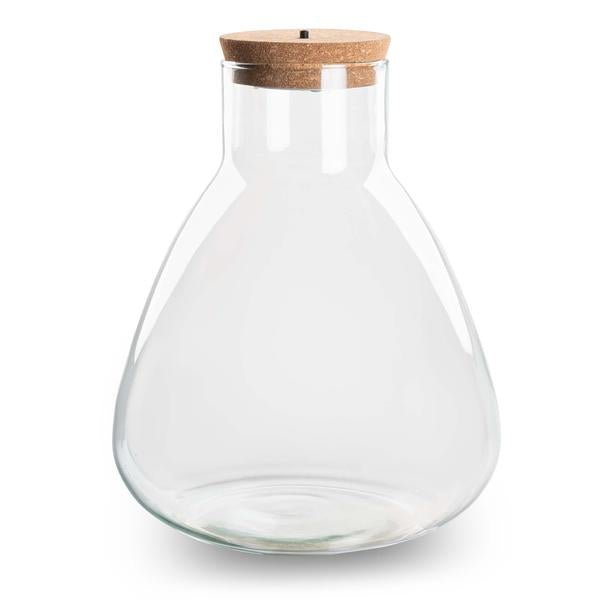 Erlenmeyer | Terrarium los met LED lamp 2 - LushLeaf | Online planten bestellen
