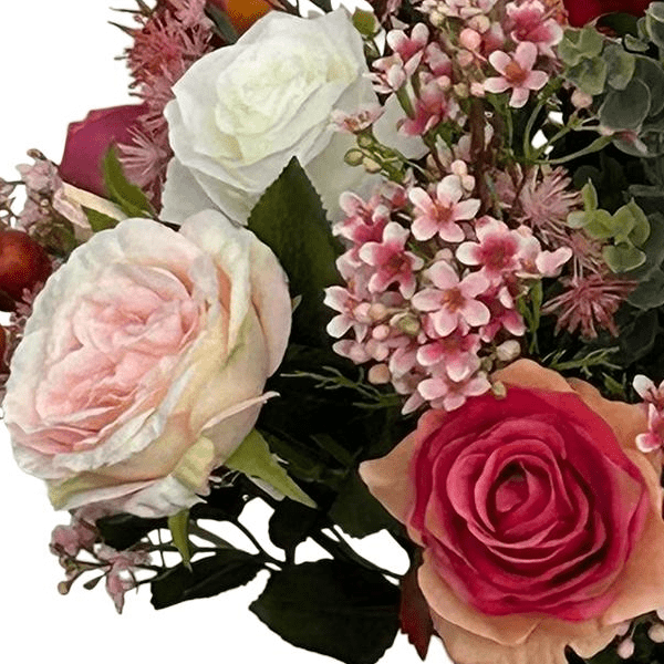 Flame Roses | Kunstbloemen 2 - LushLeaf | Online planten bestellen