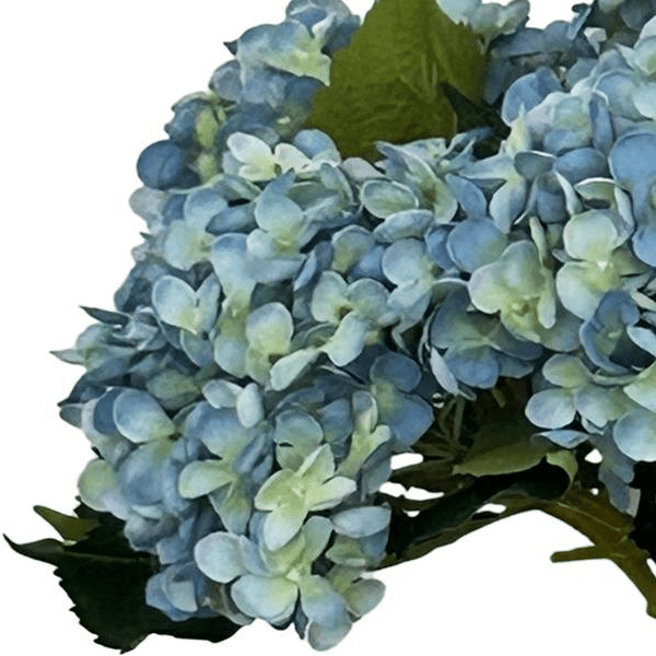 Hydrangea Flower blue x8 | Kunstbloemen 2 - LushLeaf | Online planten bestellen
