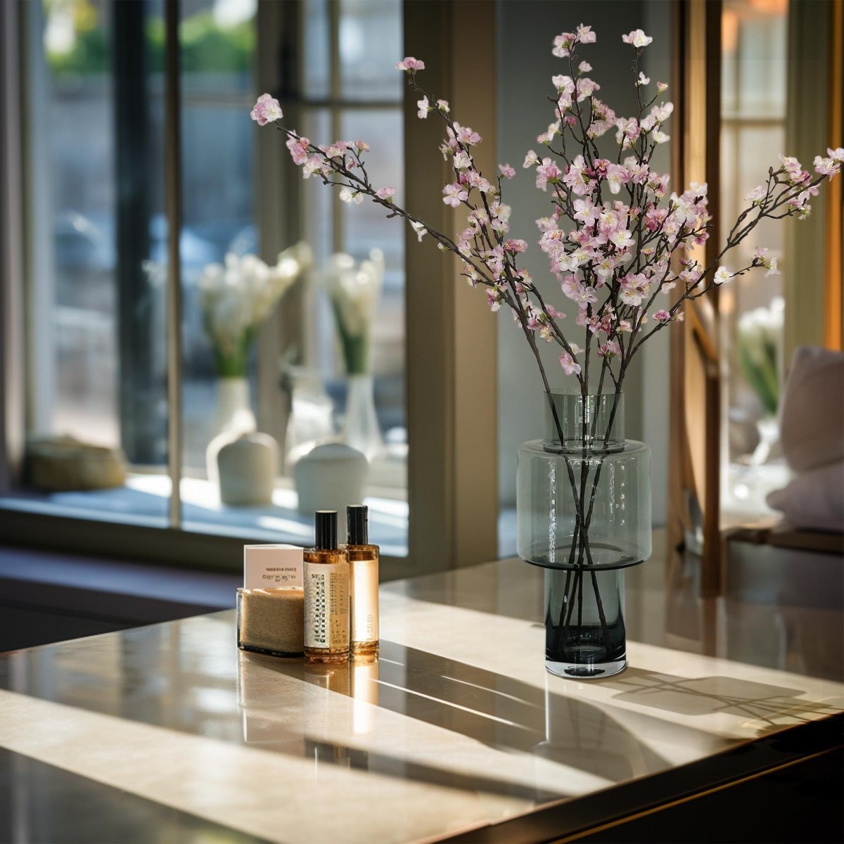 Japanese Cherry Blossom pink x4 | Kunstbloemen 3 - LushLeaf | Online planten bestellen
