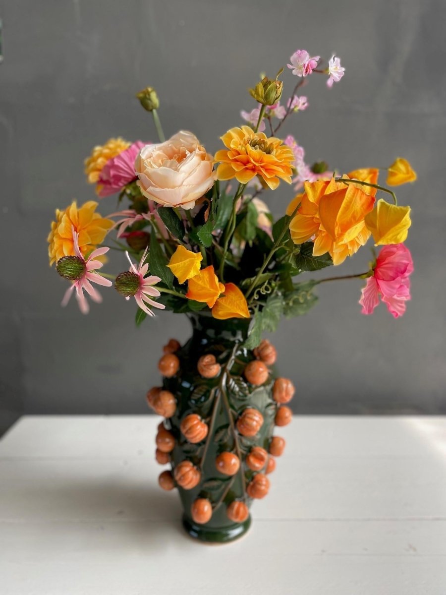 Orange Summer | Kunstbloemen 4 - LushLeaf | Online planten bestellen