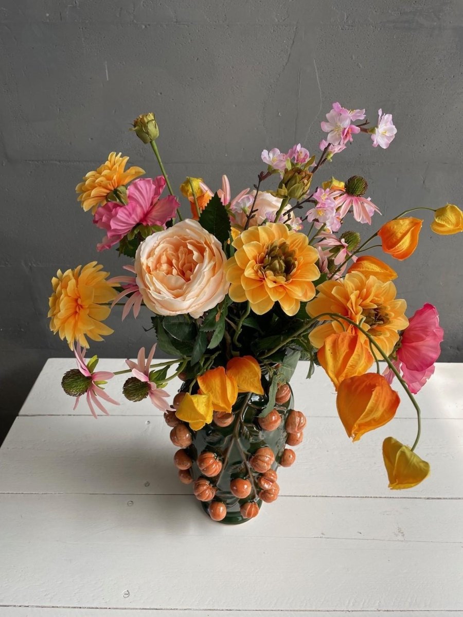 Orange Summer | Kunstbloemen 3 - LushLeaf | Online planten bestellen