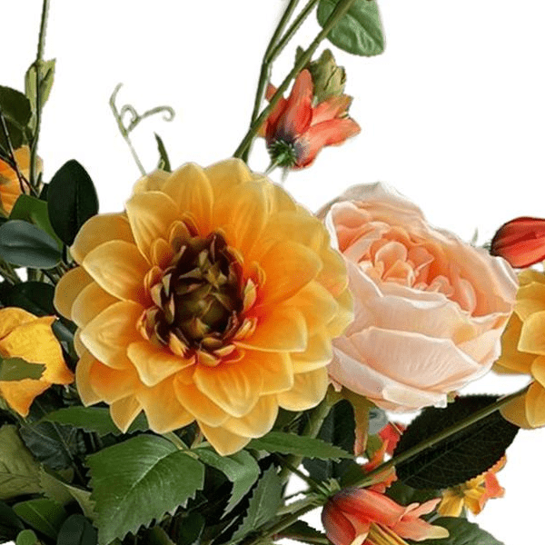 Pretty Orange | Kunstbloemen 2 - LushLeaf | Online planten bestellen