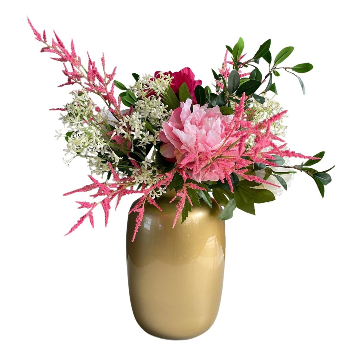 Shiny Pink | Kunstbloemen 1 - LushLeaf | Online planten bestellen