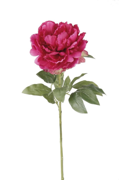 Dark Pink Peonies x5 | Kunstbloemen 5 - LushLeaf | Online planten bestellen