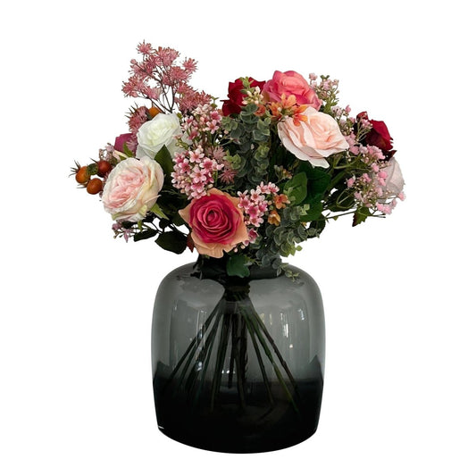 Flame Roses | Kunstbloemen 1 - LushLeaf | Online planten bestellen