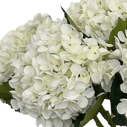 Hydrangea Flower white x8 | Kunstbloemen 2 - LushLeaf | Online planten bestellen