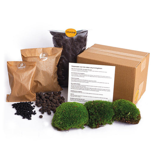 Mos - Terrarium pakket - Navulling & Startpakket | DIY 1 - LushLeaf | Online planten bestellen
