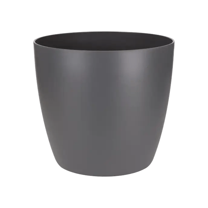 Pot elho Brussels Round Antraciet 2 - LushLeaf | Online planten bestellen