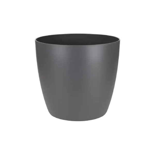 Pot elho Brussels Round Antraciet 1 - LushLeaf | Online planten bestellen