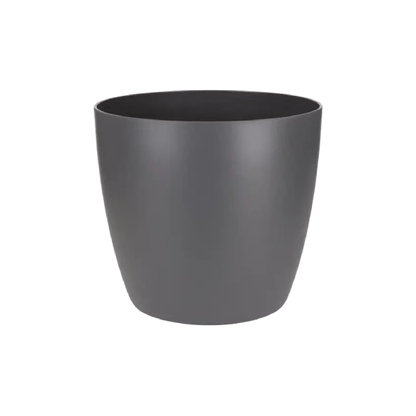Pot elho Brussels Round Antraciet 1 - LushLeaf | Online planten bestellen