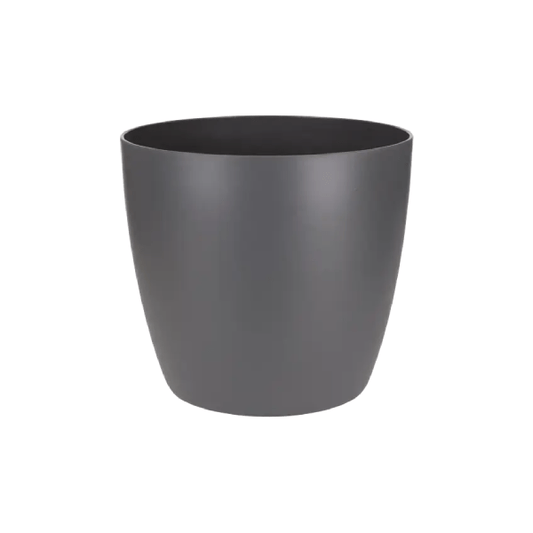 Pot elho Brussels Round Antraciet 1 - LushLeaf | Online planten bestellen