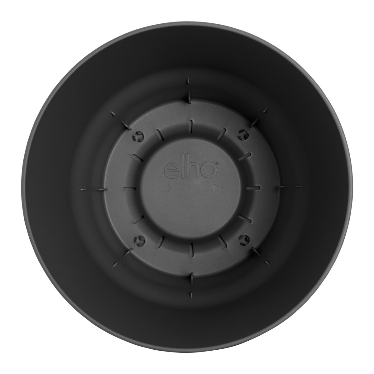 Pot elho Greenville Round zwart 2 - LushLeaf | Online planten bestellen
