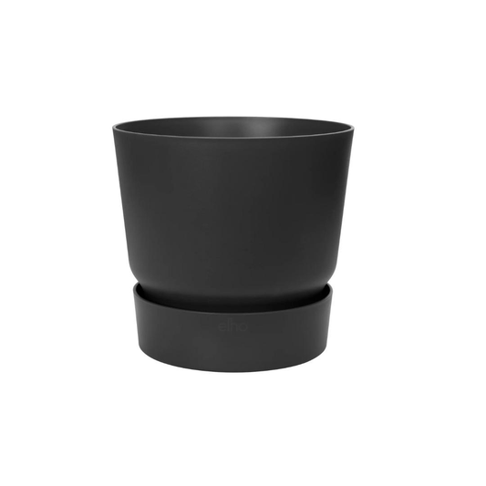 Pot elho Greenville Round zwart 1 - LushLeaf | Online planten bestellen
