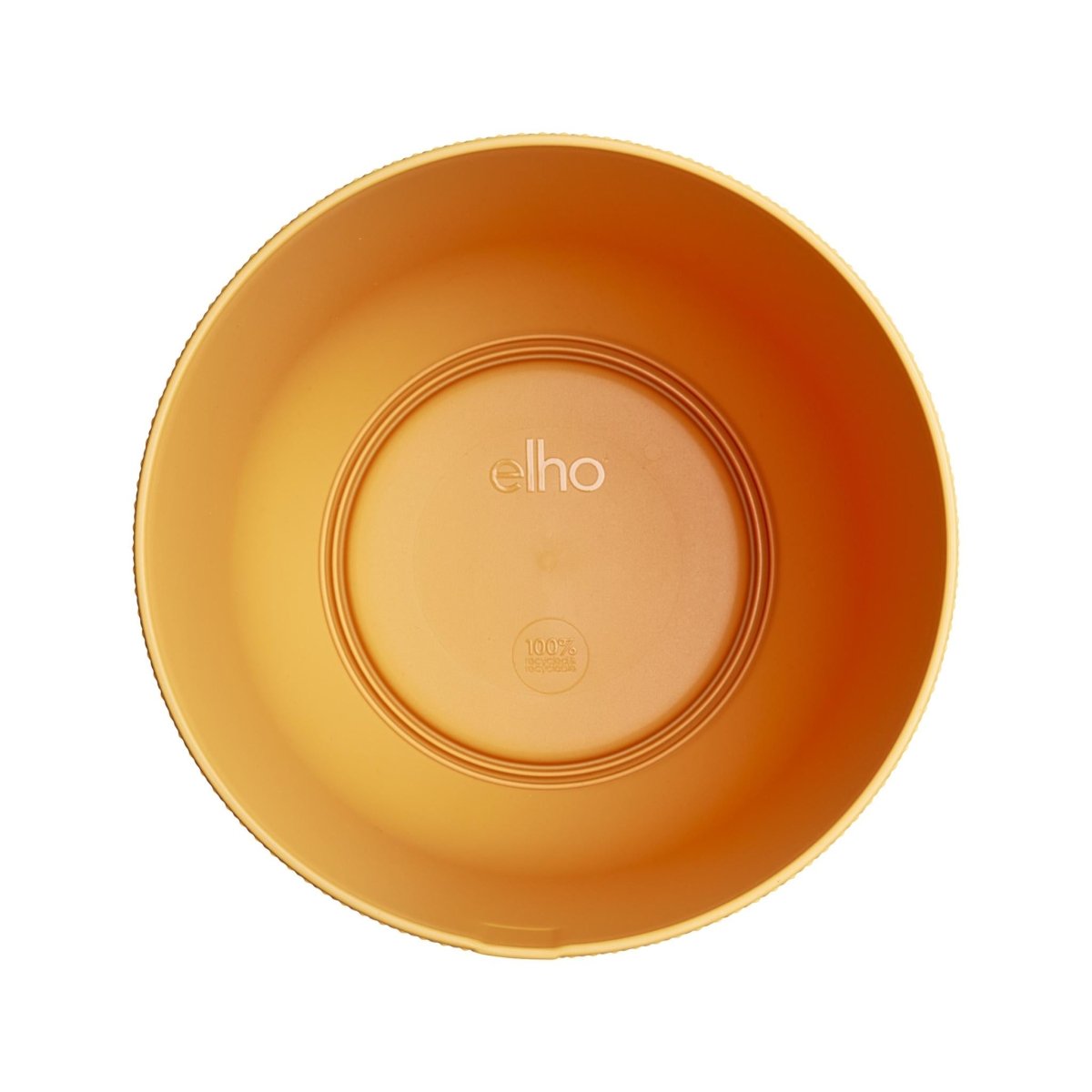 Pot elho Jazz Round amber yellow 2 - LushLeaf | Online planten bestellen