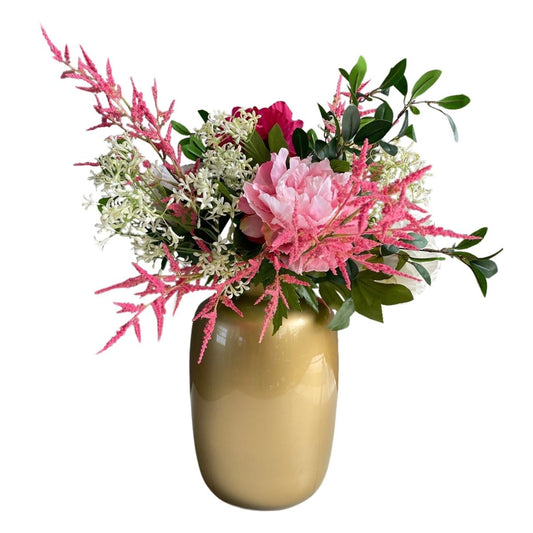 Shiny Pink | Kunstbloemen 1 - LushLeaf | Online planten bestellen