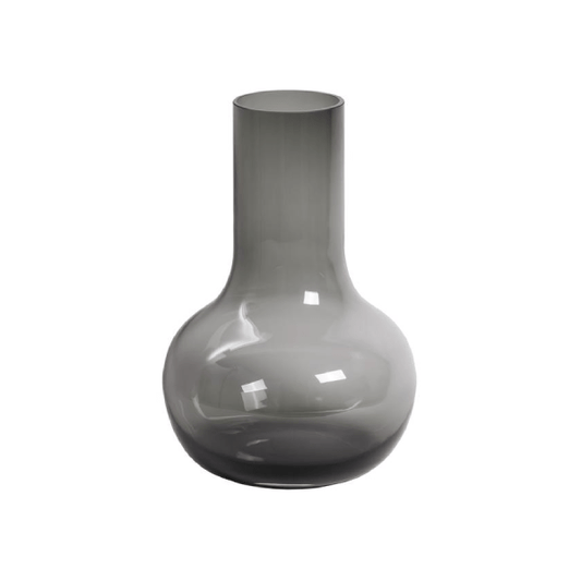 Vaas glas - Seim - Grey 1 - LushLeaf | Online planten bestellen