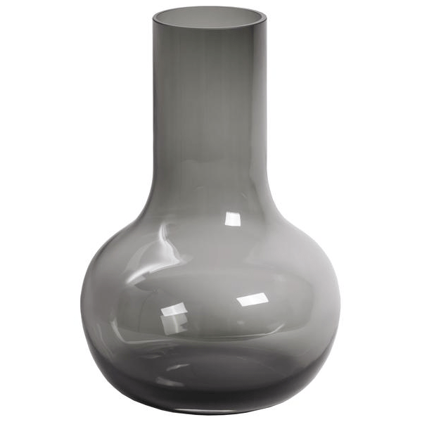Vaas glas - Seim - Grey 2 - LushLeaf | Online planten bestellen