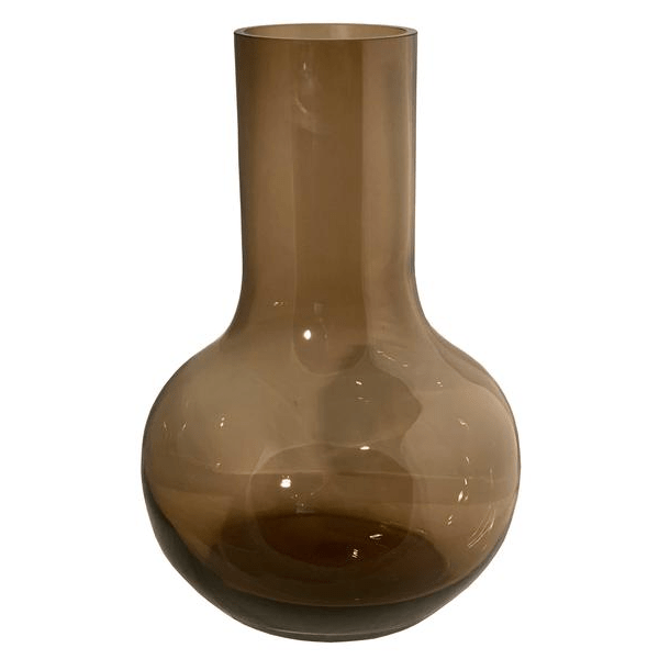 Vaas glas - Seim - Taupe 2 - LushLeaf | Online planten bestellen