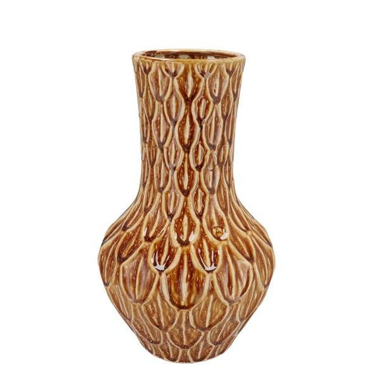 Vaas steen - Boa Brown 1 - LushLeaf | Online planten bestellen